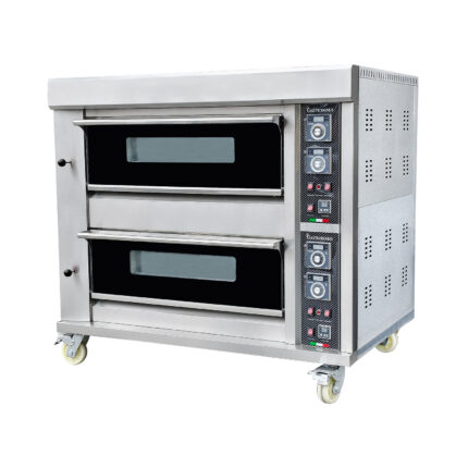 Gas Oven - 2 Deck 4 Trays - Gastrodomus